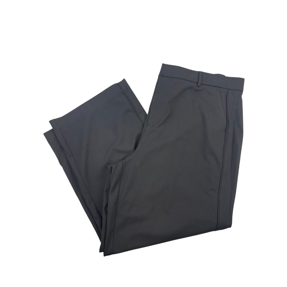 Torrid High Rise Wide Leg Trouser Deep Black Career Dressy Women Tags 16 Regular